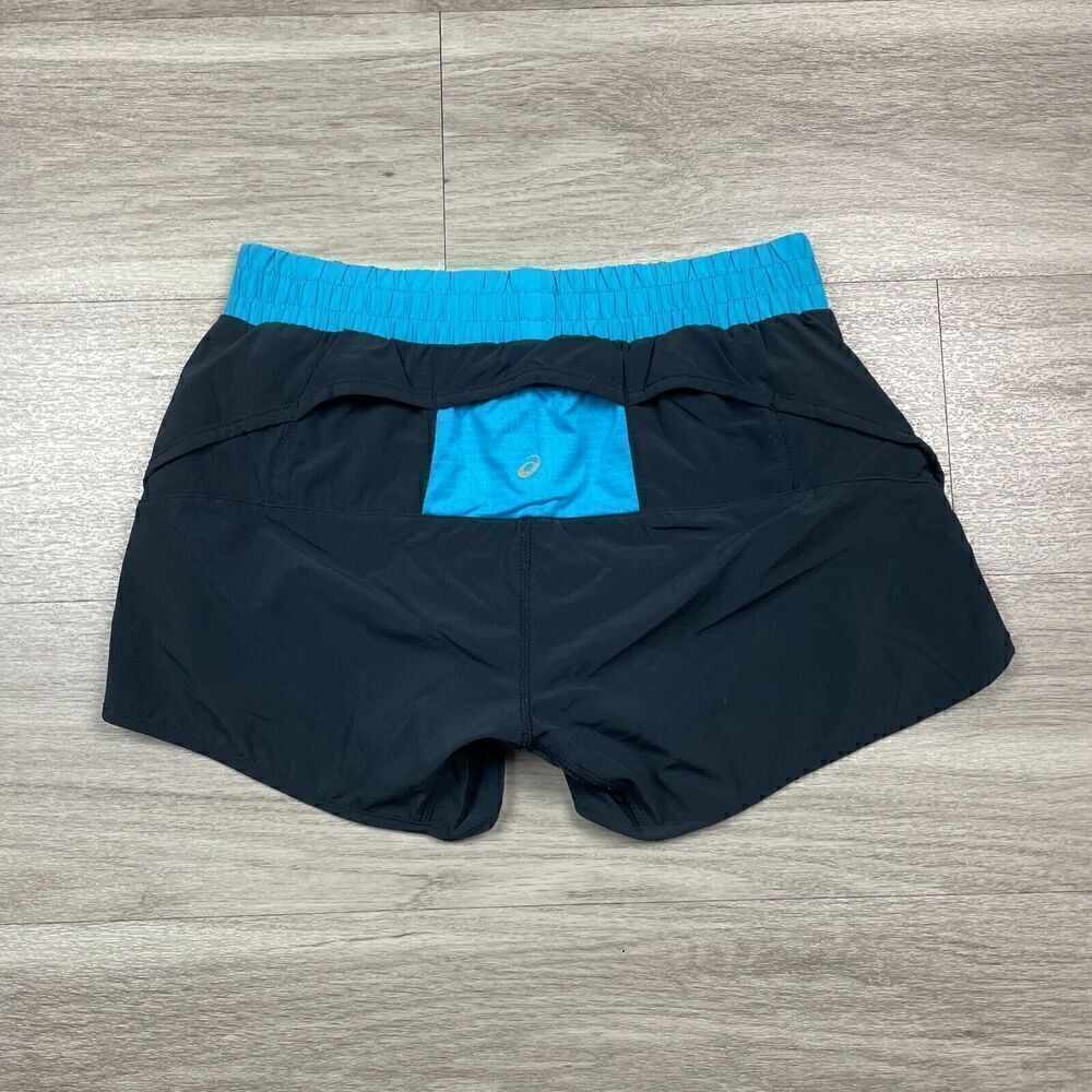 Asics Womens Shorts Small Black Running Napa Valley Marathon Active Athletic - Picture 6 of 11